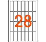 Etiquettes adresses recyclées 48,5 x 18,5 mm Agipa 101246 - Pochette de 280