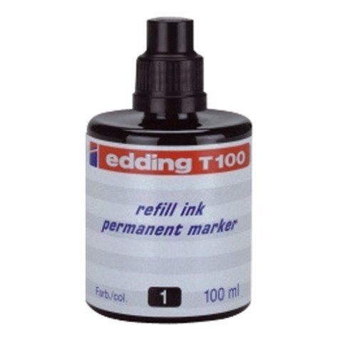 Recarga de tinta para rotulador permanente edding T100 - 100 ml