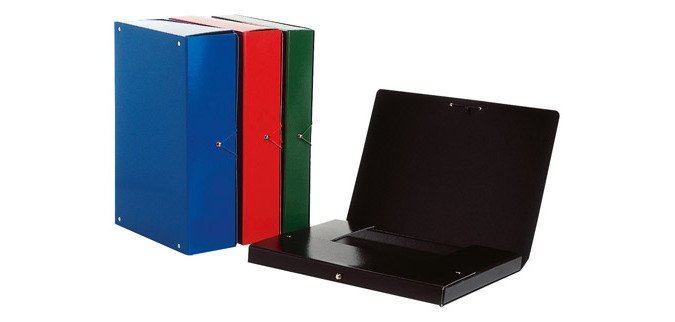 Carpeta proyecto de Cartón Brillante Folio Lomo 90 mm