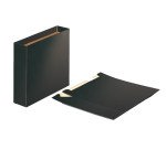 Cajetín de cartón para archivadores Esselte lomo 7,5 cm color negro