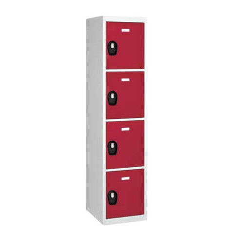 Inicial 4 compartimentos columnas multicasillas rojo