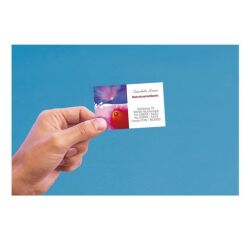 Tarjeta de visita multiusos Avery microperforada C32010 85 x 54 mm 185 g blanca - Paquete de 250