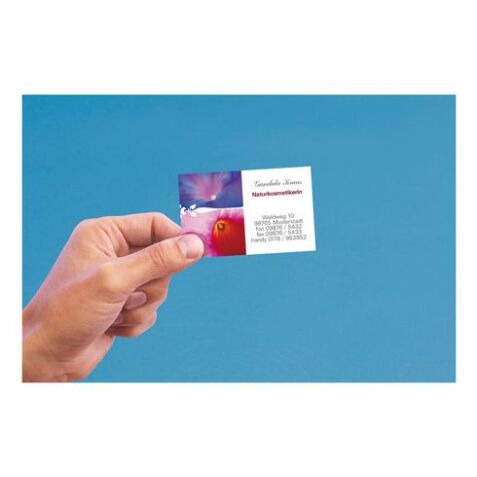 Tarjeta de visita multiusos Avery microperforada C32010 85 x 54 mm 185 g blanca - Paquete de 250