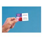 Carte de visite microperforée Avery format 85 x 54 mm blanche mat - 185 gr- Pochette de 250