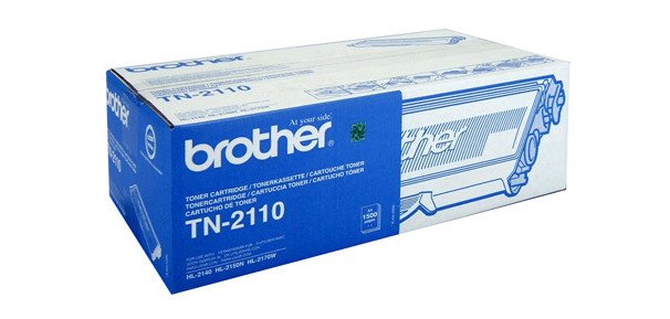 Brother TN-2110 tóner original negro de alta capacidad (1500 páginas)