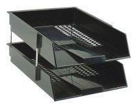 Juego 2 Bandejas de alta capacidad negra
