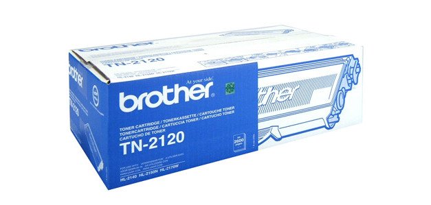Brother TN-2120 tóner original negro de alta capacidad (2600 páginas)