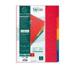 Separadores Exacompta de cartón A4 5 divisiones multicolor Exacompta