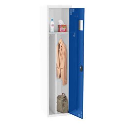 Standard-Kleiderschrank 1 Säule verschmutzende Industrie - Anbauelement - blau