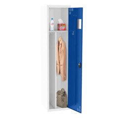 Vestiaire standard - 1 colonne/industrie salissante - Elément suivant - bleu