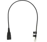 Cordon droit standard Jabra QD 0,5 m