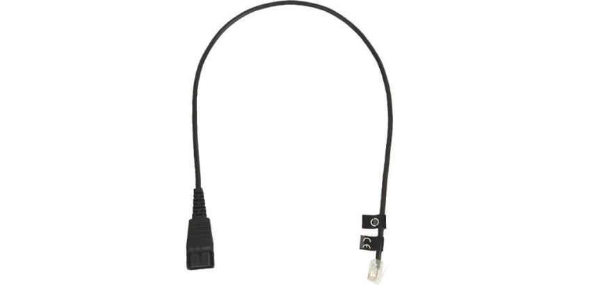 Cordon droit standard Jabra QD 0,5 m