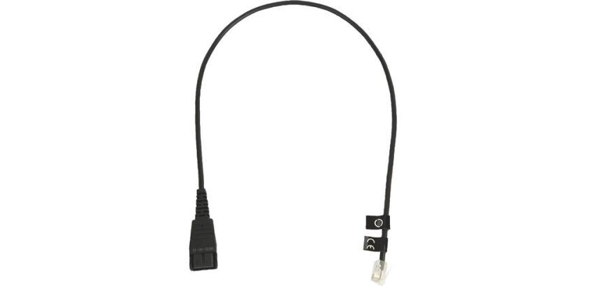 Cordon droit standard Jabra QD 0,5 m