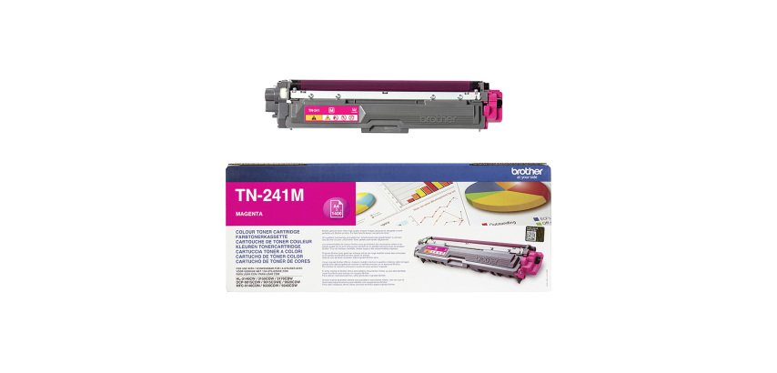 Brother TN-241 toners originales separados (cian, magenta, o amarillo) de capacidad estándar (1400 páginas)