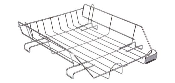 Bandeja Base Metálica Cromada