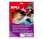 Etiquetas adhesivas CD inkjet/láser.Papel Mate