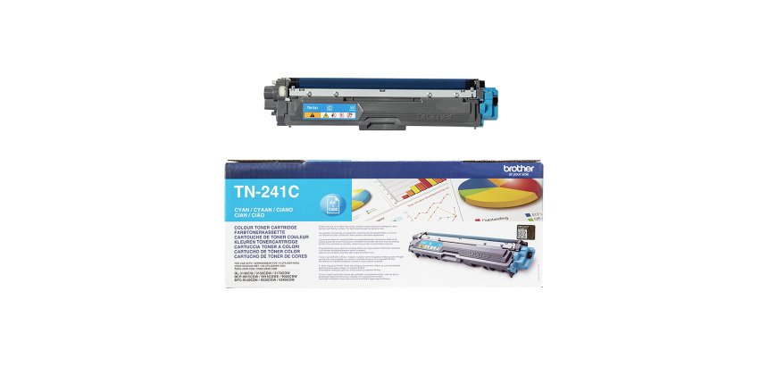 Brother TN-241 toners originales separados (cian, magenta, o amarillo) de capacidad estándar (1400 páginas)