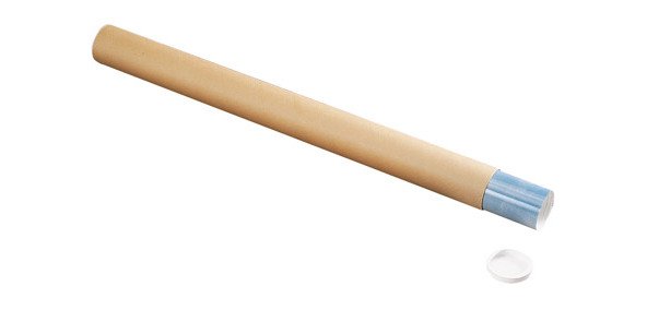Round cardboard tubes, diameter 60 mm, length 64 cm