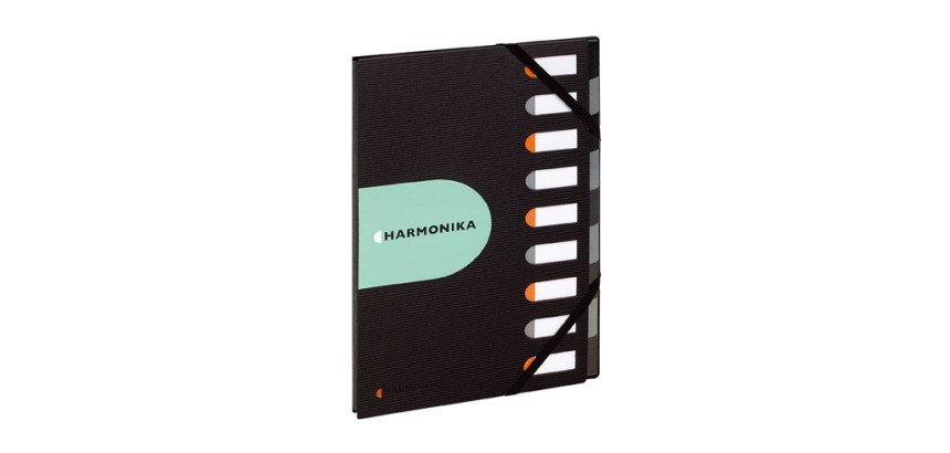 Carpeta Exacompta clasificadora polipropileno reciclado HARMONIKA