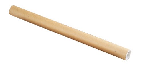 Tube rond en carton Ø 50 mm x L 64 cm - Boîte de 50