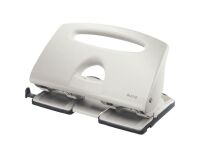 Perforadora de gran capacidad 4 agujeros Leitz - capacidad 40 hojas - gris
