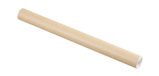 Tube rond en carton Ø 40 mm x L 43 cm