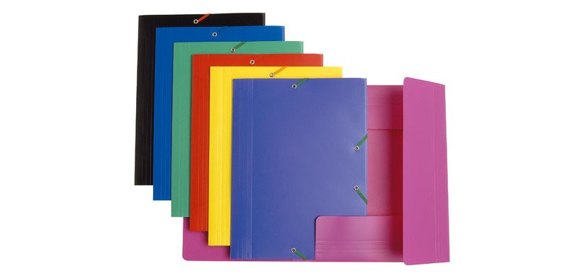 Carpeta Exacompta con gomas de polipropileno A4