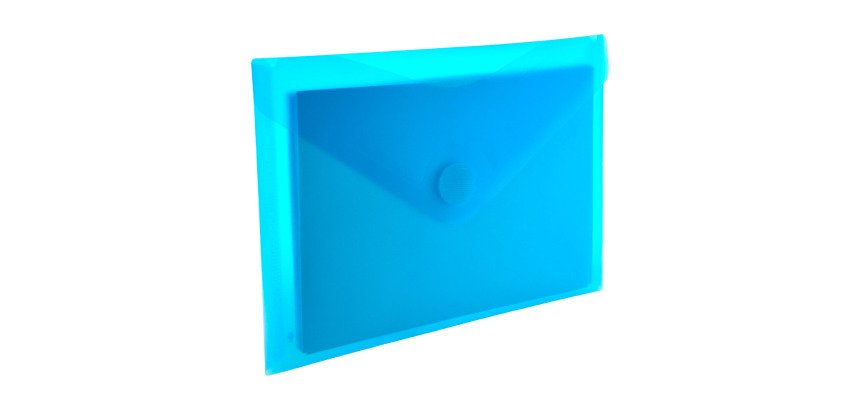 Sobres de polipropileno cierre v-lock  A5 Azul Paquete de 10