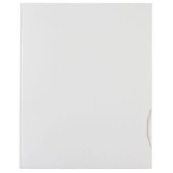 File folder with 2 flaps Chromolux 24 x 32 cm white