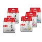 Pack van 5 cartridges Canon PGI550XL + CL551XL zwart + kleur