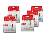 Canon PGI-550XL CLI-551XL Pack cartouche haute capacité de 5 couleurs pour imprimante jet d'encre