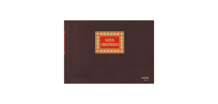 Libro de Contabilidad Salida Correspondencia Folio apaisado Dohe