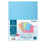 Subcarpetas de cartulina 1 solapa 210 g A4 colores pastel Exacompta Paquete de 50