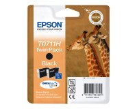 Pack of 2 cartridges Epson T0711 black