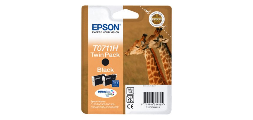 Cartouche Epson T0711 pack pour imprimante jet d'encre