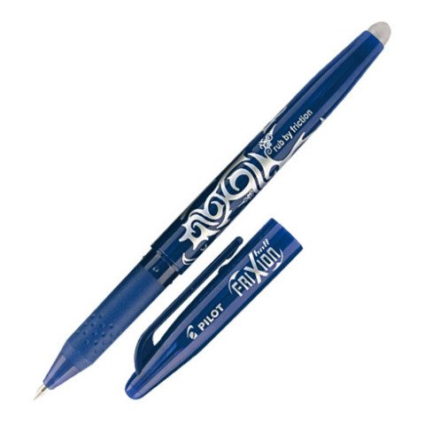Roller Pilot Frixion ball borrable con capuchón Azul