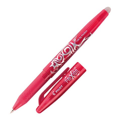 Roller Pilot Frixion ball borrable con capuchón Rojo