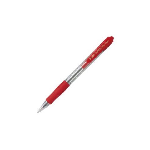 Bolígrafo Pilot Supergrip Retráctil Rojo