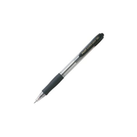 Bolígrafo Pilot Supergrip Retráctil Negro