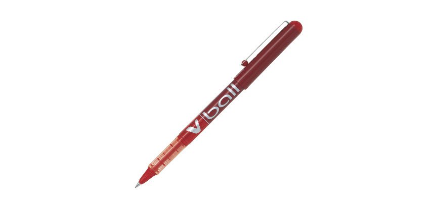Stylo roller Pilot V-Ball à capuchon pointe 0,5 mm - écriture fine