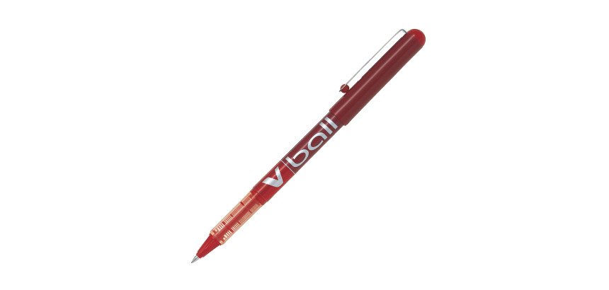Stylo roller Pilot V-Ball met dop punt 0,5 mm - fijne schrijfdikte.