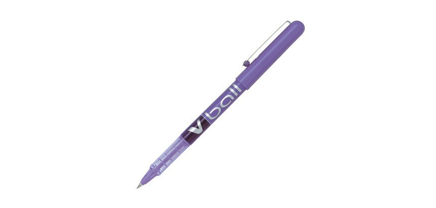 Stylo roller Pilot V-Ball à capuchon pointe 0,5 mm - écriture fine
