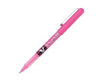 Stylo roller Pilot V-Ball à capuchon pointe 0,5 mm - écriture fine rose
