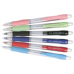 Portemine rechargeable Supergrip Pilot pointe 0,5 mm HB couleurs assorties