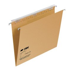 Carpetas colgantes para cajones 24,4 x 30,6 cm Recicladas Fade Kraft lomo V - Paquete de 25