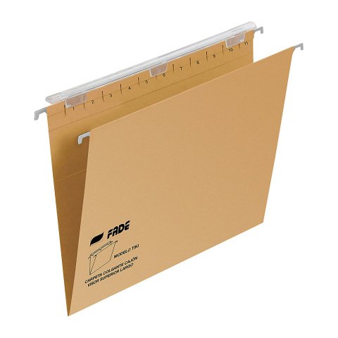 Carpetas colgantes para cajones 24,4 x 30,6 cm Recicladas Fade Kraft lomo V - Paquete de 25