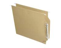 Carpetas colgantes para armarios 24 x 32 cm A4 Kraft reciclado Lomo V - Paquete de 25