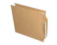 Carpetas colgantes para armarios 24 x 32 cm A4 Kraft reciclado Lomo V - Paquete de 25