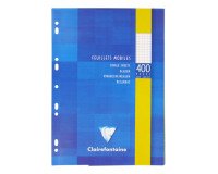 Hojas móviles 400 páginas cuadros pequeños formato A4 21 x 29,7 cm Metric Clairefontaine - perforadas