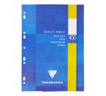 Etui 400 feuillets mobiles Clairefontaine Metric format A4 21 x 29,7 cm petits carreaux